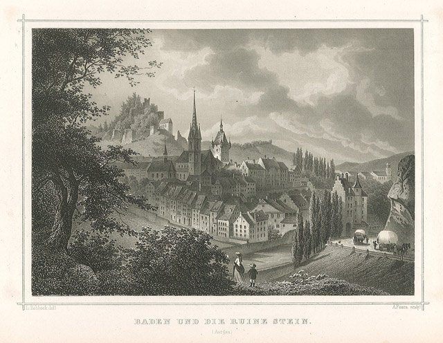 Baden und die Ruine Stein