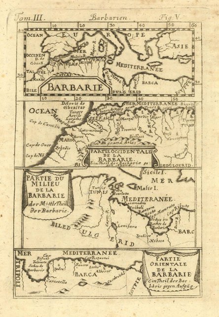 Barbarie- Partie occidentale de la Barbarie - Partie du milieu … | Immagine principale