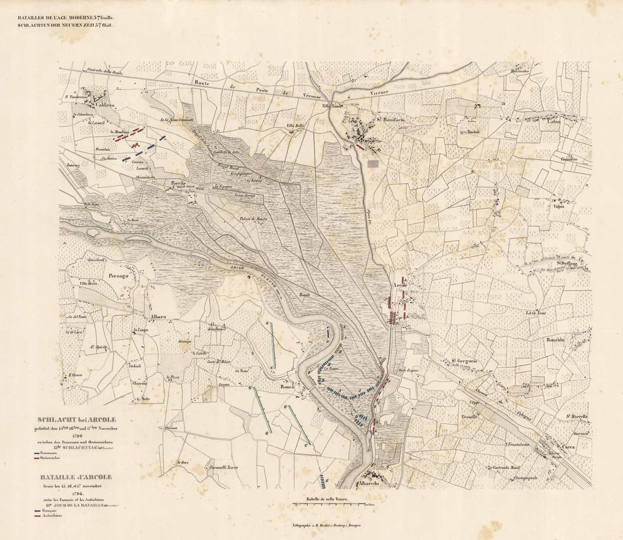 Bataille d'Arcole IIe Jour.