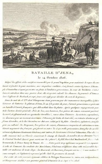 Bataille d’Jena le 14 Octobre 1806