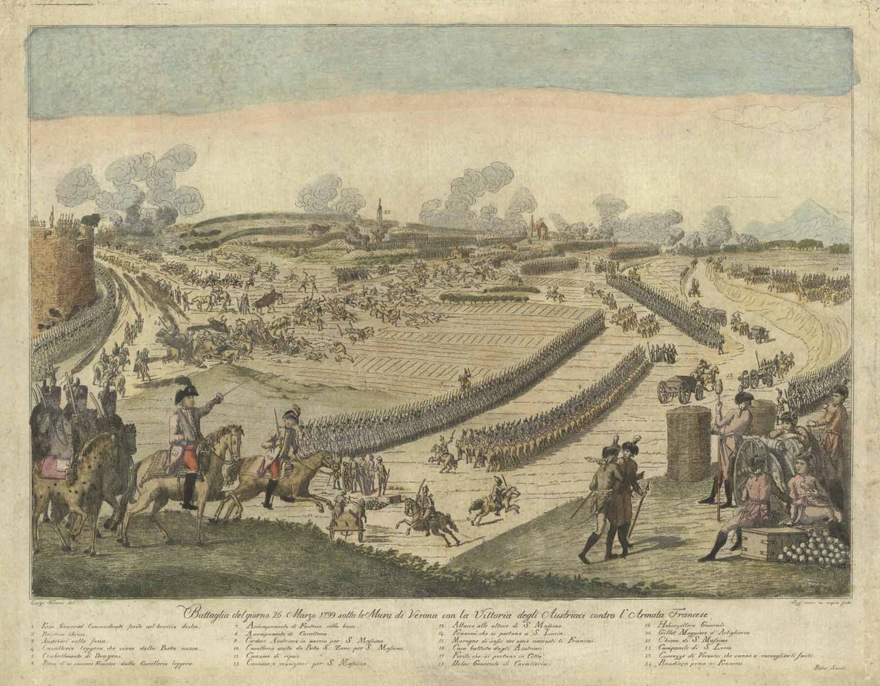 Battaglia del giorno 26 Marzo 1799 sotto le Mura di …