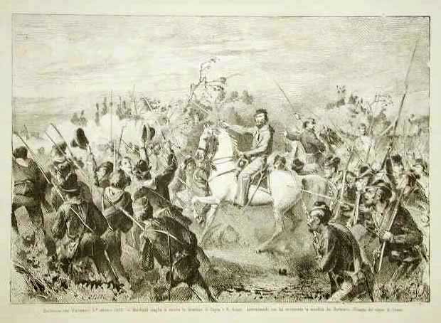 Battaglia del Volturno : I ottobre 1860 - Garibaldi scaglia …
