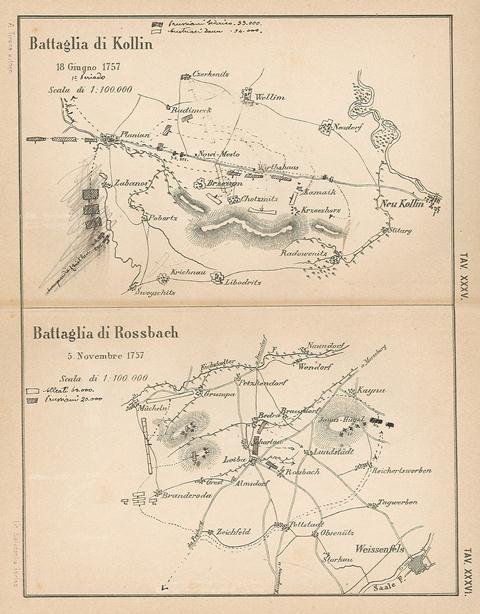 Battaglia di Kollin 18 Giugno 1757 - Battaglia di Rossbach …
