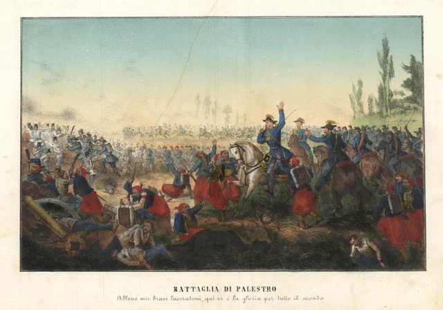 Battaglia di Palestro / Allons miei bravi lasciatemi, qui viè … | Immagine Gallery 1