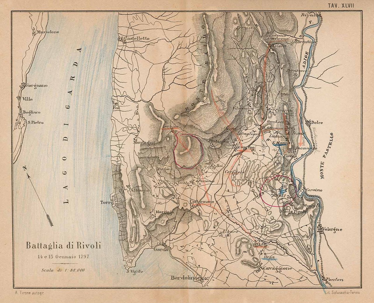 Battaglia di Rivoli 14 e 15 Gennaio 1797