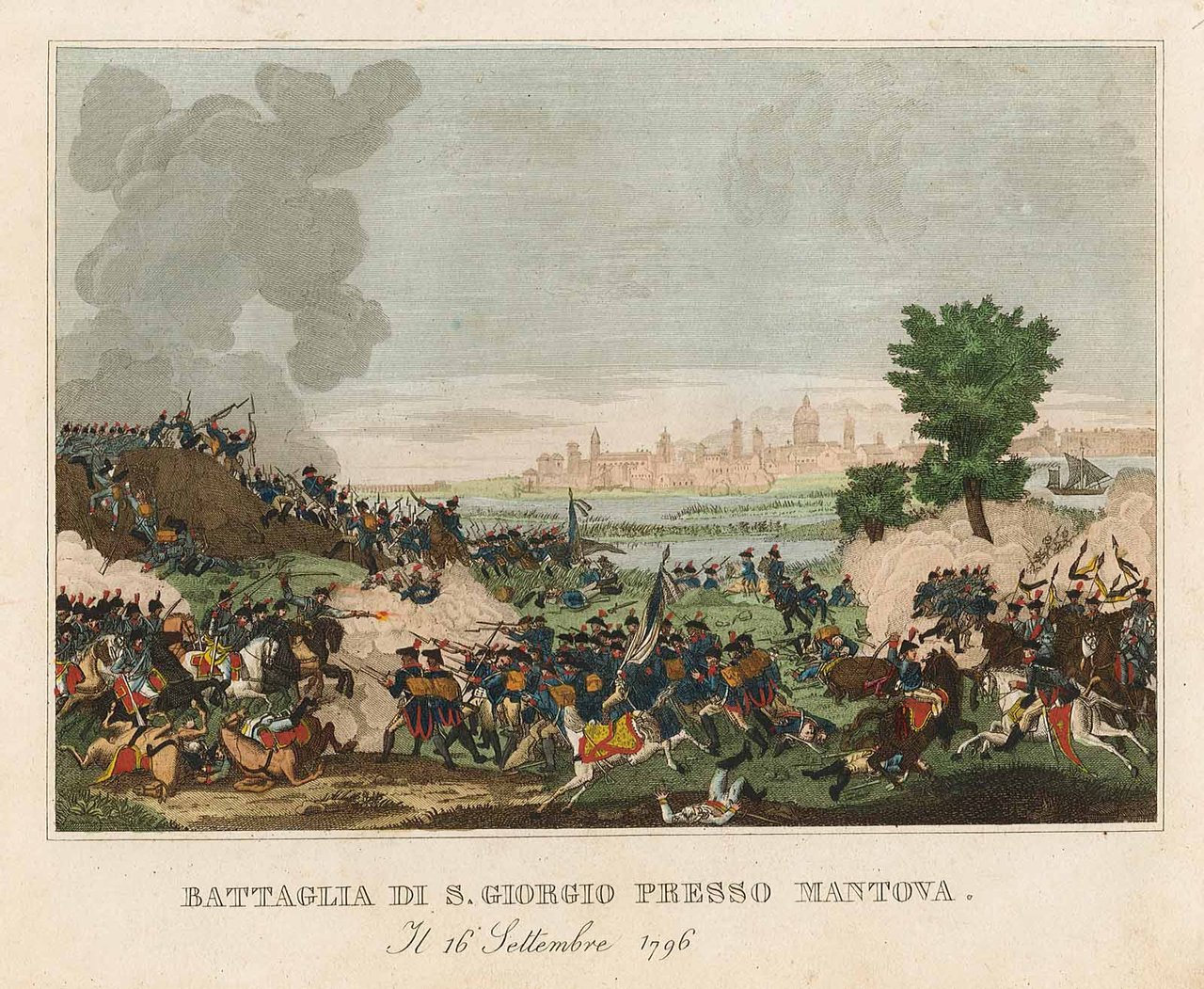 Battaglia di S. Giorgio presso Mantova. Il 16 Settembre 1796