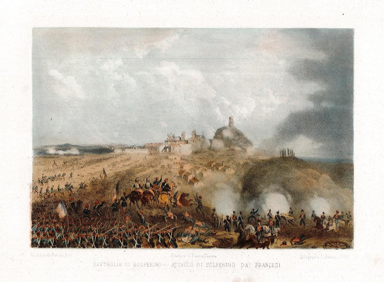 Battaglia di Solferino - Attacco di Solferino dai Francesi