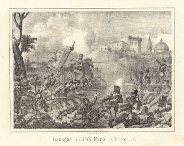 Battaglia in Santa Maria 1° Ottobre 1860