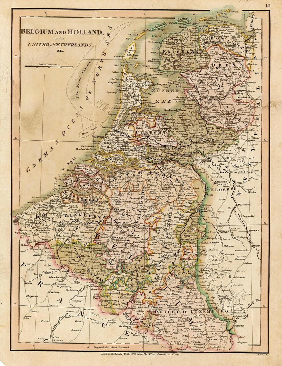 Belgium and Holland or the United Netherlands, 1815