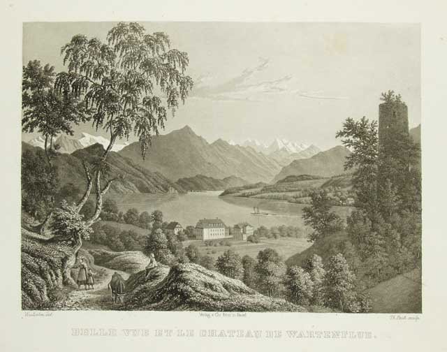 Belle vue et le Chateau de Wartenflue