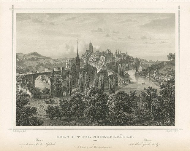 Bern mit der Nydeckbrucke (Bern)