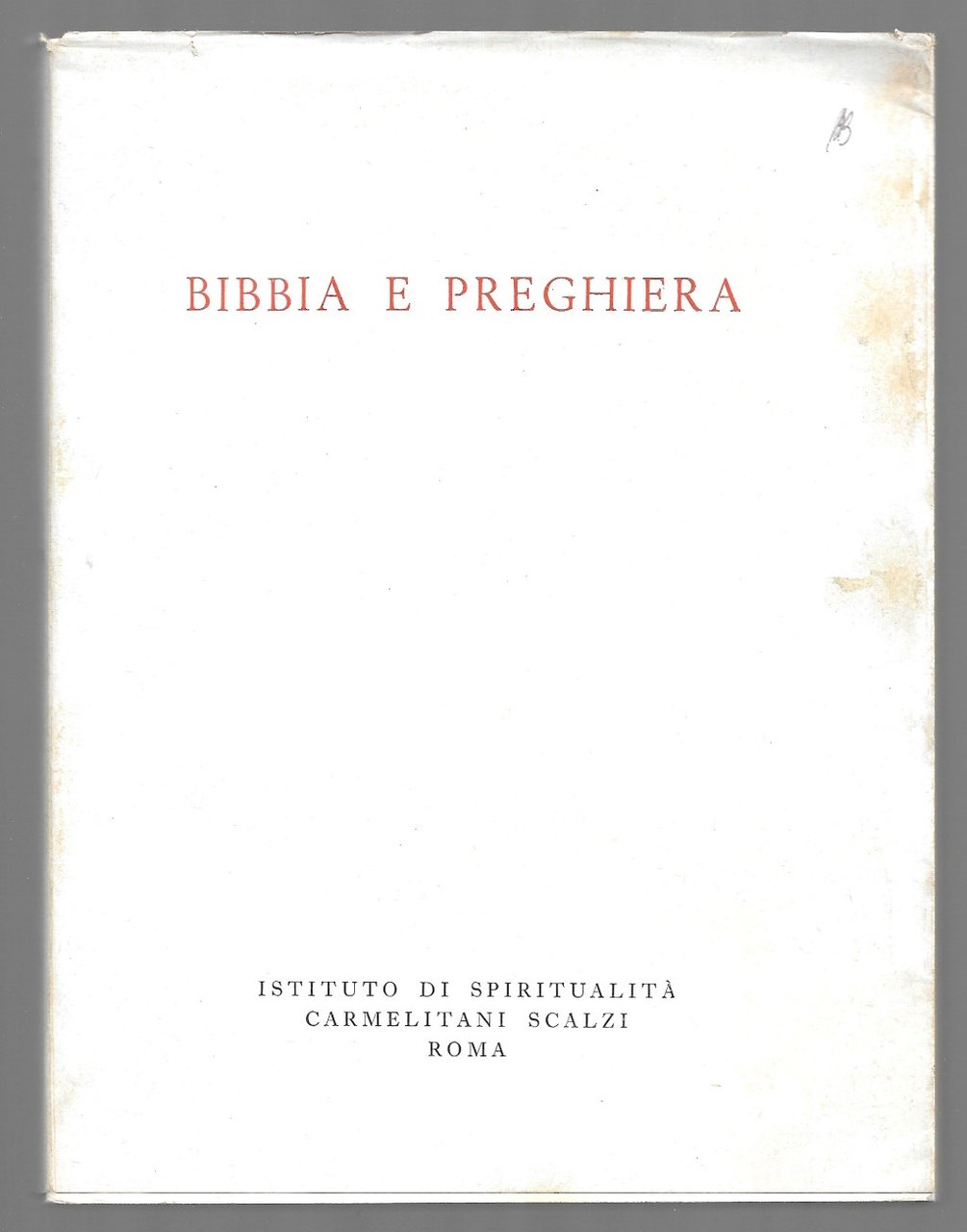 Bibbia e preghiera