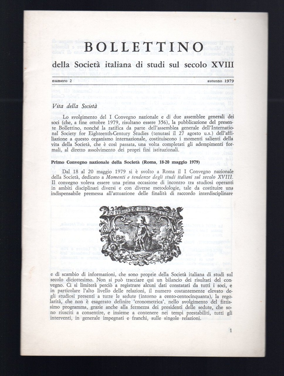 Bollettino della Società di Studi sul secolo XVIII