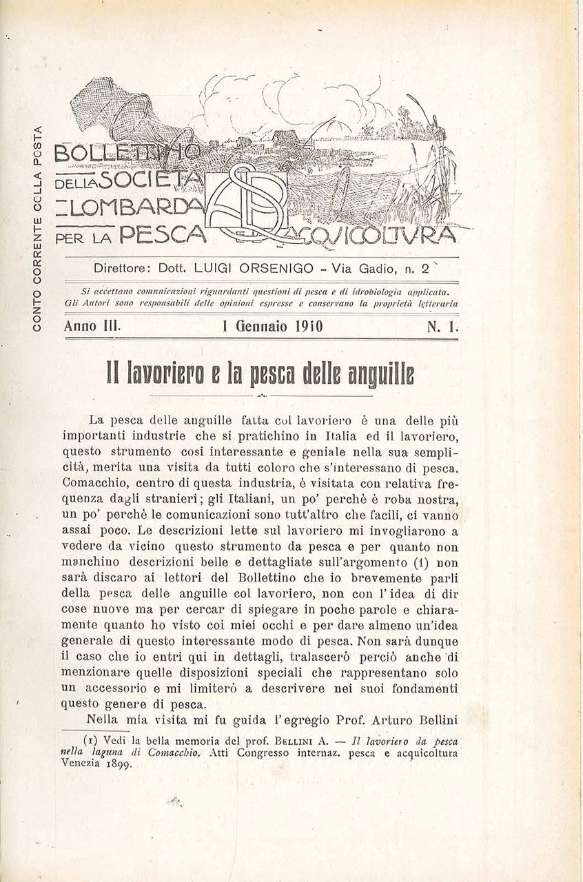 Bollettino della società lombarda per la pesca e l'acquicoltura