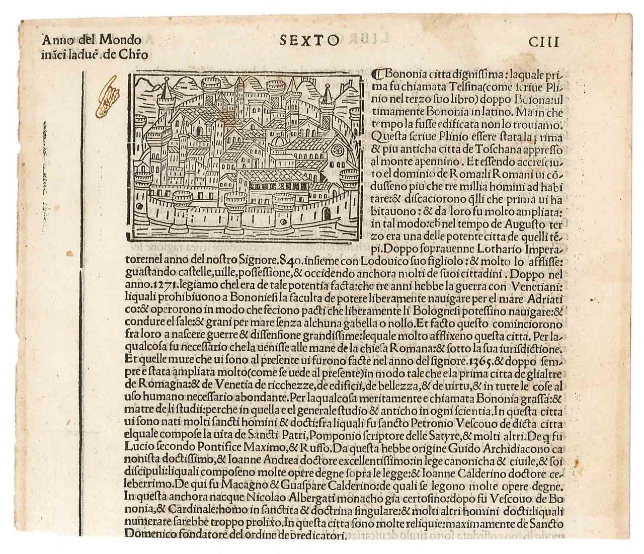 Bologna citta dignitissima | Immagine principale