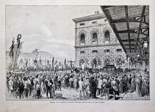 Bologna / Il funerale di Pellegrino Matteucci