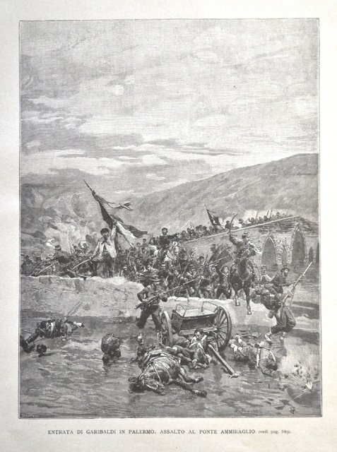 Bombardamento di Palermo all'entrata di Garibaldi
