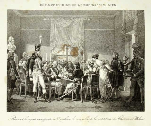 Bonaparte chez le Duc de Toscane