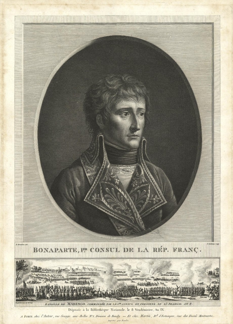 Bonaparte I.er Consul de la Rép. Franc. / Bataille de …