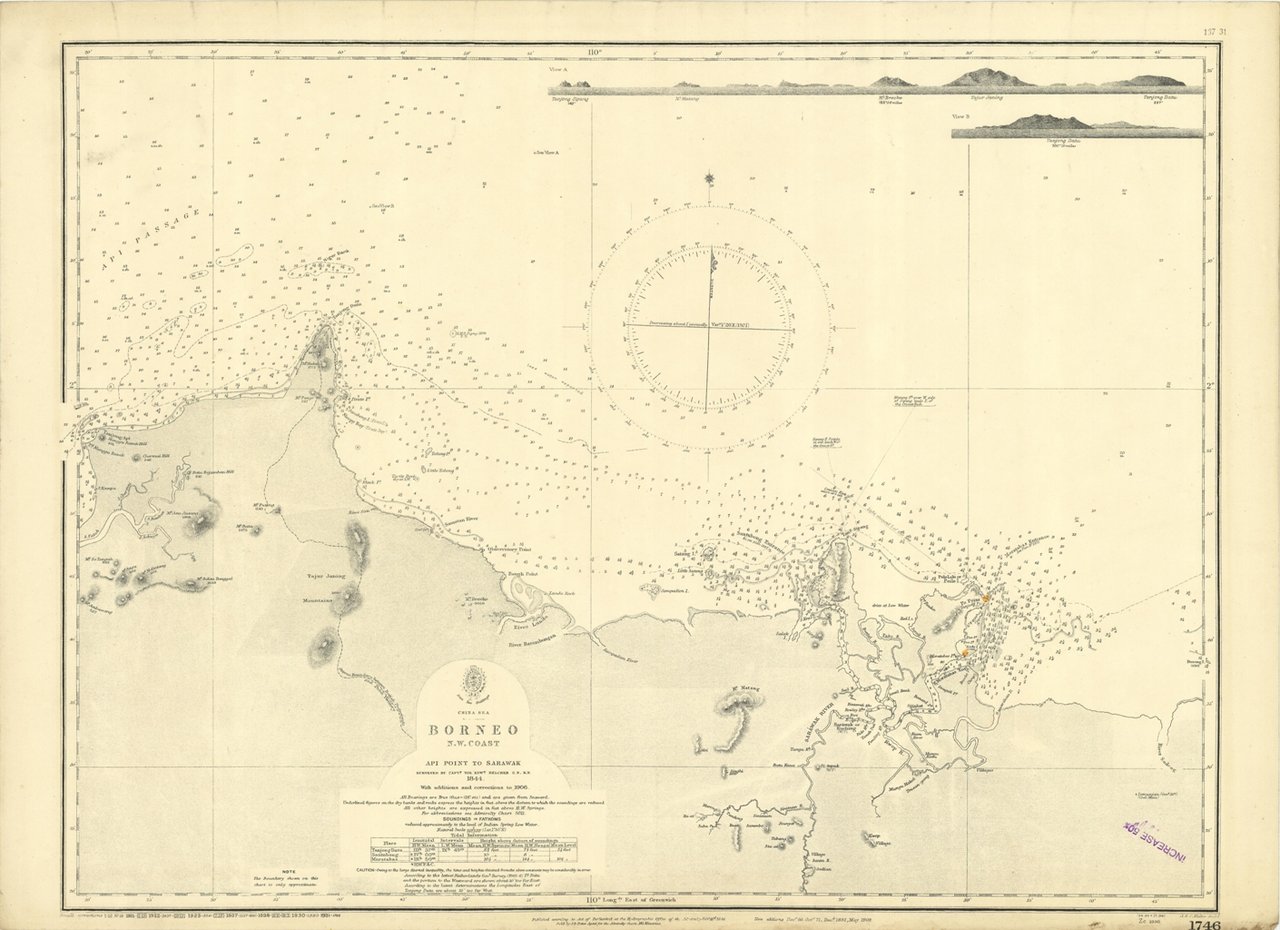 Borneo N.W. Coast Api POint to Sarawak