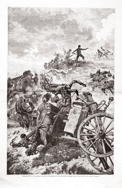 Brera nel 1879.- Il capitano Perrone al Belvedere di Custoza, …