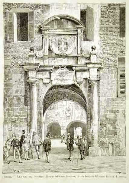 Brescia - La porta del Broletto