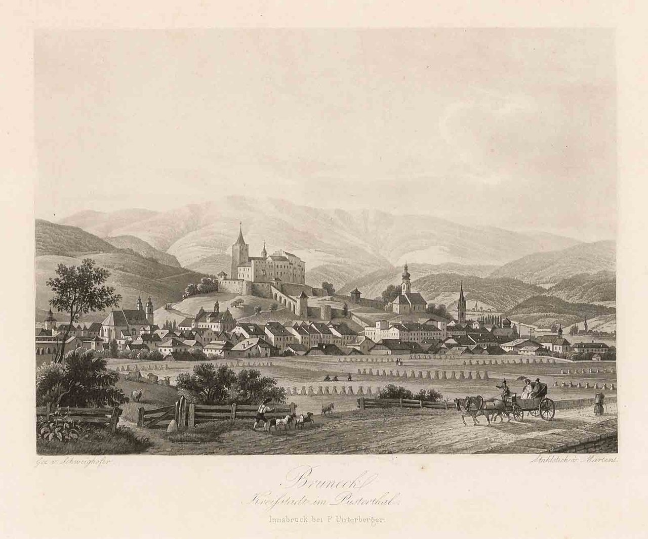 Bruneck Kreisstadt im Pusterthal