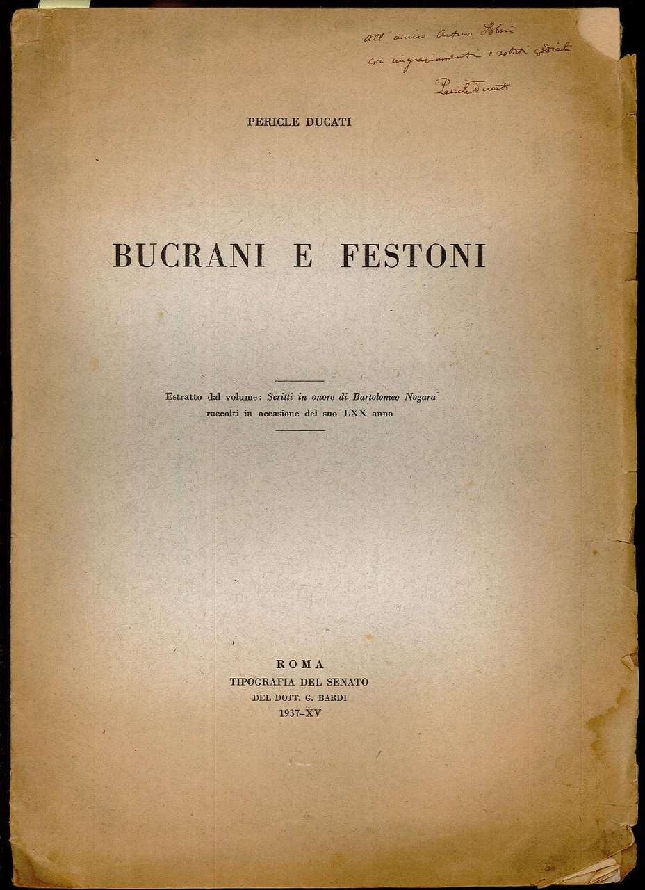 Bucrani e festoni