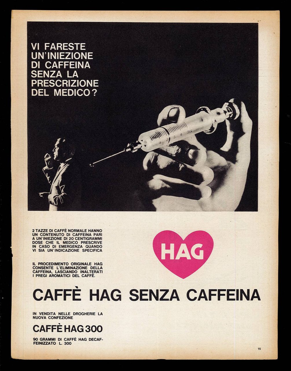 Caffè Hag senza caffeina