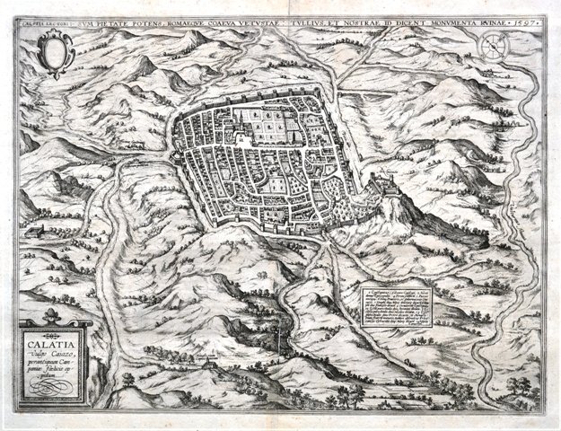 Calatia / vulgo Caiazo, / perantiqum Cam-/paniae .