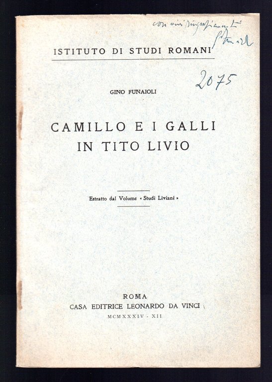 Camillo e i Galli in Tito Livio