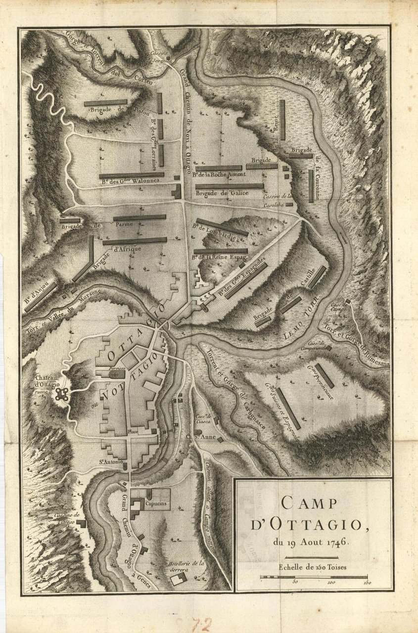 Camp d'Ottagio du 19 Aout 1746