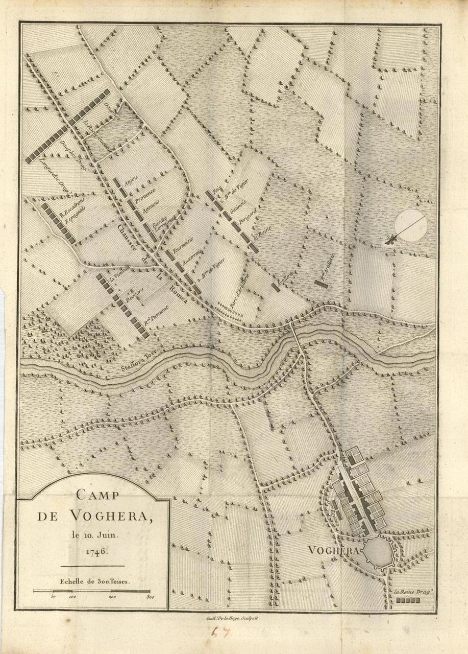 Camp de Voghera le 10 Juin 1746