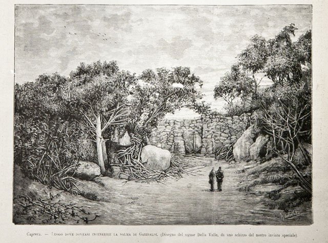 Caprera / Luogo dove doveasi incenerire la salma di Garibaldi