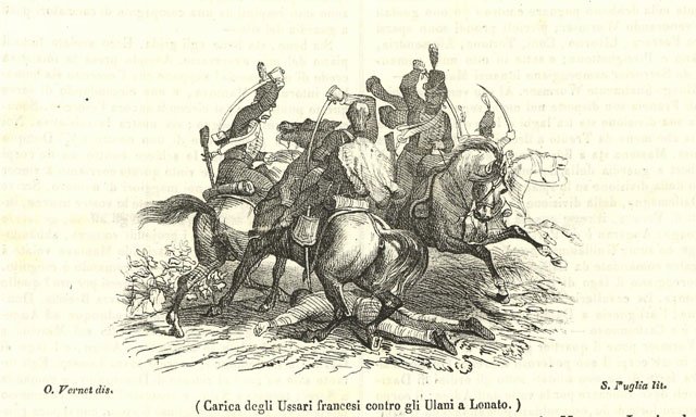 Carica degli Ussari francesi contro gli Ulani a Lonato