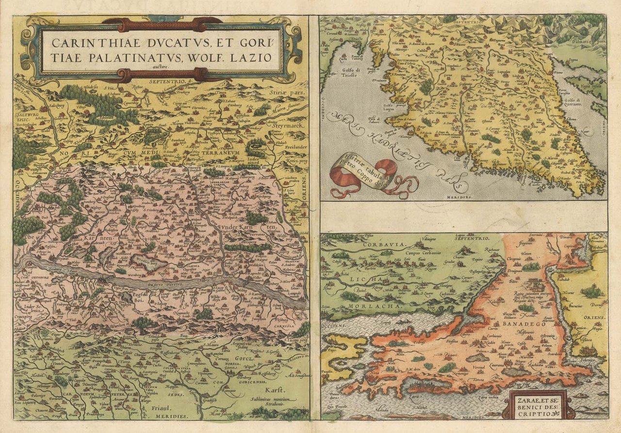 Carinthiae Ducatus et Goritiae Palatinatus Wolf Lazio - Histriae Tabula …