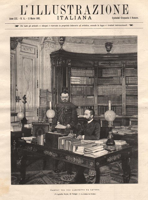 Carnot nel suo gabinetto da lavoro