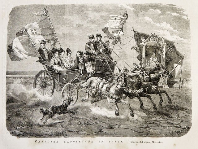 Carrozza napoletana in festa
