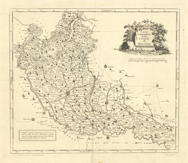 Carta Compendiata dello Stato di Milano