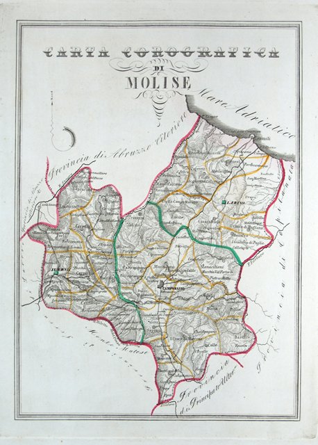 Carta Corografica di Molise