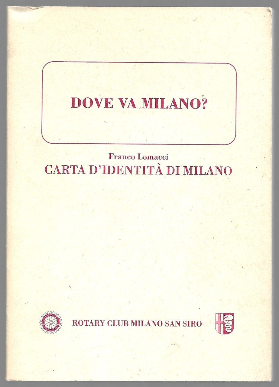 Carta d’identità di Milano