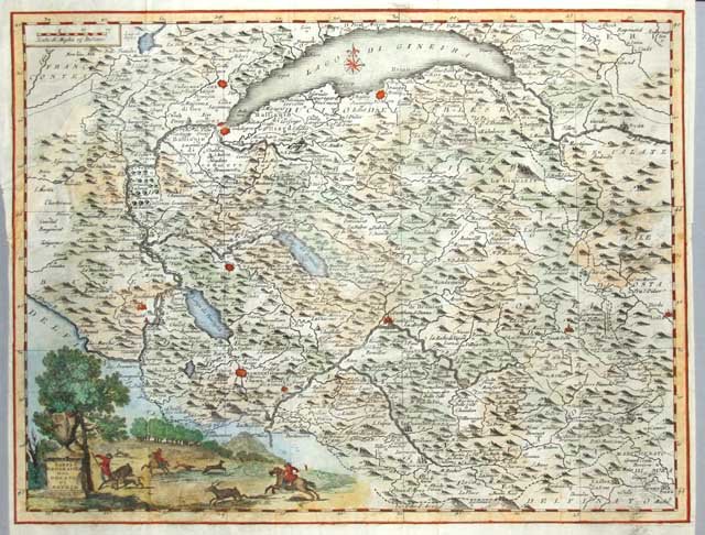 Carta Geografica del Ducato di Savoja