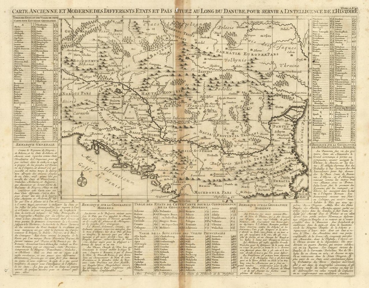 Carte Ancienne et Moderne des Differents Etats et Pais Situez …