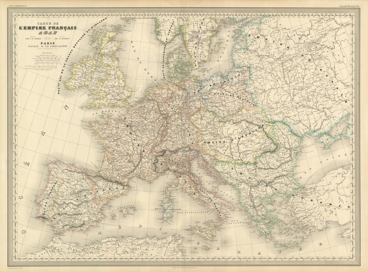 Carte de l'Empire Français en 1812 | Immagine principale