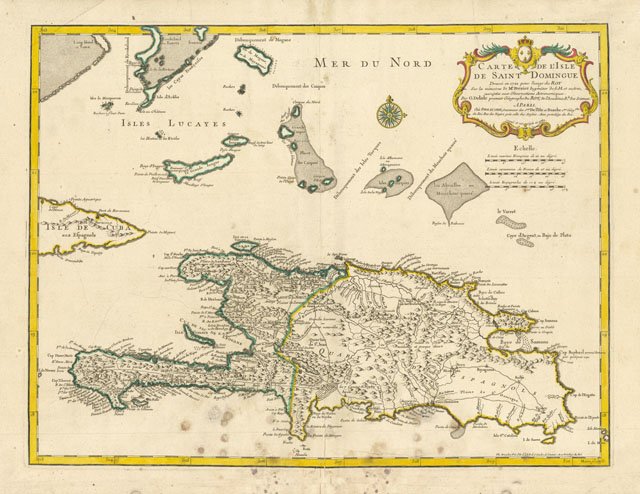Carte de l'Isle / de Saint Domingue