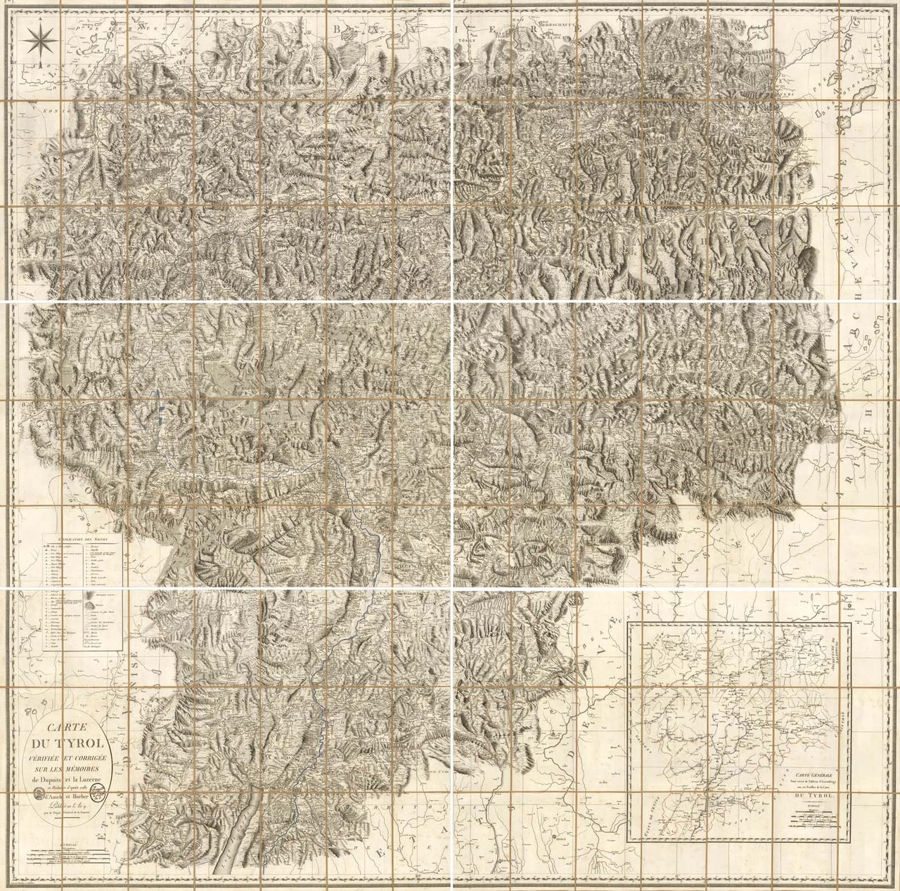 Carte du Tyrol Vérifiée et Corrigée sur les Mémoires de …