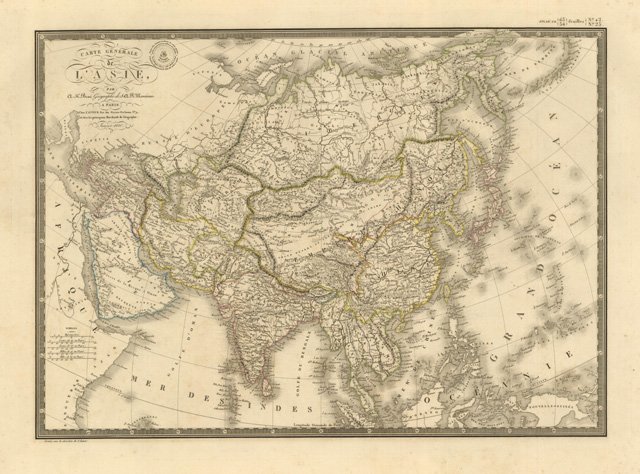 Carte Générale de l'Asie