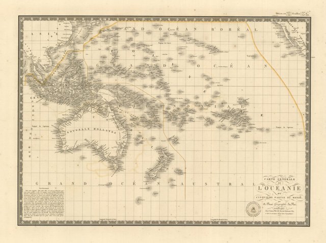 Carte Générale de l'Oceanie .