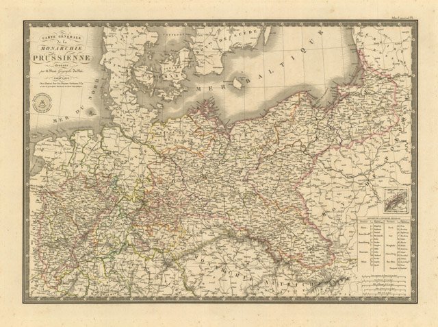 Carte Générale de la Monarchie Prussienne