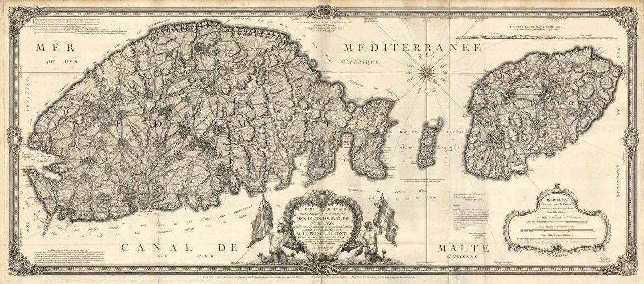 Carte Genéralé de la Principauté Souveraine de l'Isles de Malta …